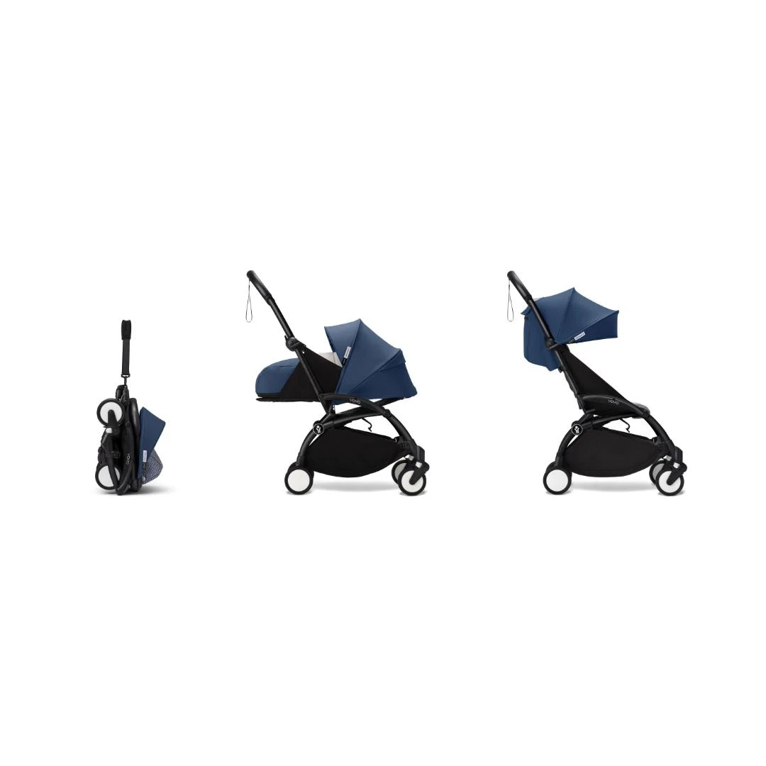 Stokke YOYO³ Stroller From Newborn To Toddler | Air France Blue 3 Stokke YOYO³ Stroller From Newborn To Toddler | Air France Blue