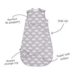 SnuzPouch Sleeping Bag - Cloud 12 SnuzPouch Sleeping Bag - Cloud -Beautiful Bambino 04 LR C9 Snuzpouch Features 2