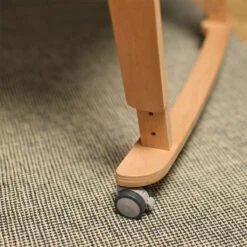 SnuzPod Studio Bedside Crib - Stockholm -Beautiful Bambino 07.Studio Stockholm WheelDetail