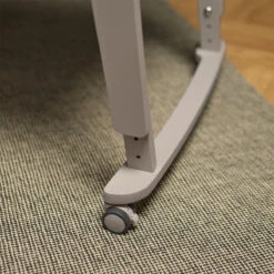 SnuzPod Studio Bedside Crib Bundle | Oslo -Beautiful Bambino 07. Studio Oslo WheelDetail