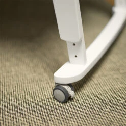 SnuzPod Studio Bedside Crib Bundle | Paris -Beautiful Bambino 07. Studio Paris WheelDetail