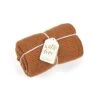 The Little Green Sheep Organic Knitted Cellular Baby Blanket - Terracotta 2 The Little Green Sheep Organic Knitted Cellular Baby Blanket - Terracotta -Beautiful Bambino 1.LGS Terra CellularBlanket