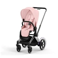 Cybex E-Priam Pushchair - Peach Pink (2023)