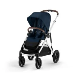 Cybex Gazelle S Twin Pushchair (2023) - Ocean Blue - Silver -Beautiful Bambino 1 5cb93f43 74d2 4cc3 bd8a 4ffd2bb1608e