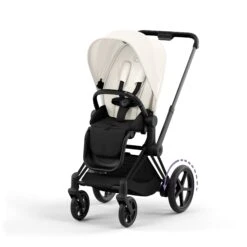 Cybex E-Priam Pushchair - Off White (2023) -Beautiful Bambino 1 94bcaaee de12 40df aa22 132587483858