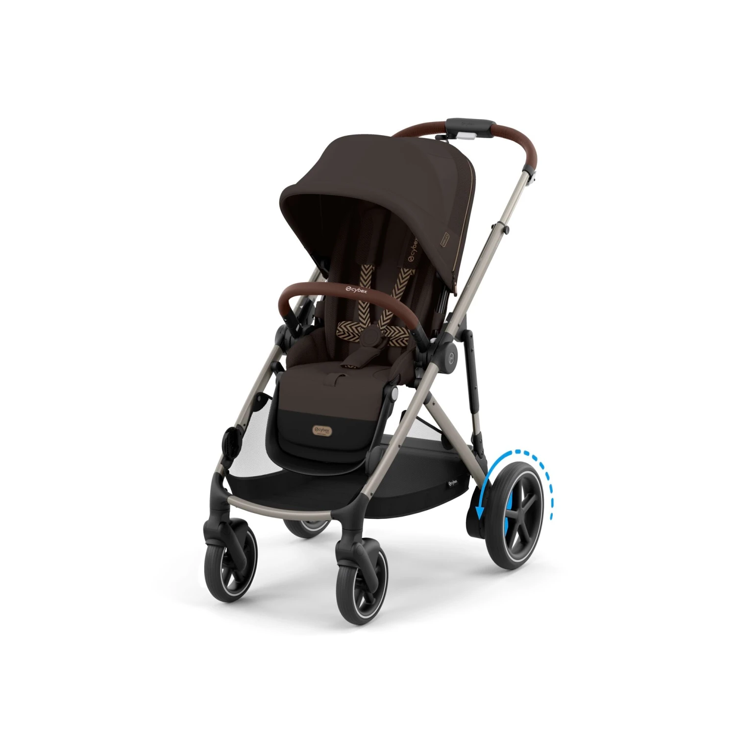 Cybex E-Gazelle S Pushchair | Chocolate Brown 3 Cybex E-Gazelle S Pushchair | Chocolate Brown