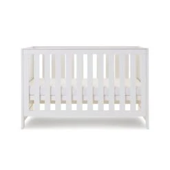 Obaby Nika Cot Bed - White Wash -Beautiful Bambino 21OB1002D3 06
