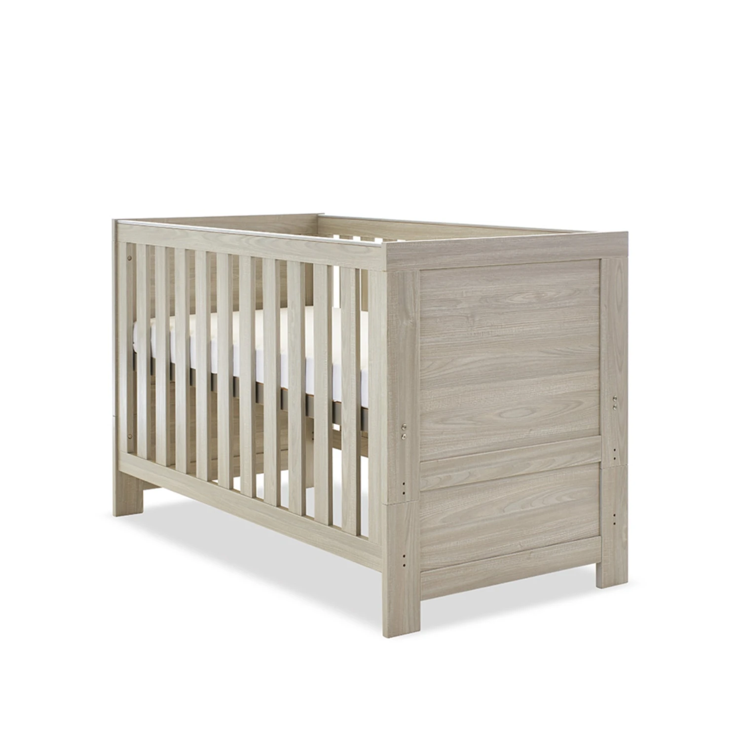 Obaby Nika Cot Bed - Grey Wash 4 Obaby Nika Cot Bed - Grey Wash - Image 2
