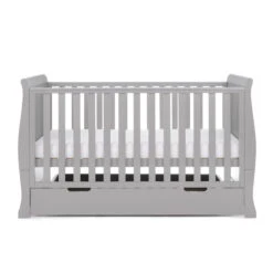 Obaby Stamford Classic Cot Bed - Warm Grey -Beautiful Bambino 21OB2512 04