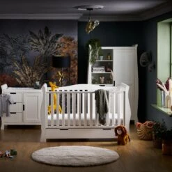 Obaby Stamford Luxe 3 Piece Room Set - White