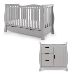 Obaby Stamford Luxe 2 Piece Room Set | Warm Grey 11 Obaby Stamford Luxe 2 Piece Room Set | Warm Grey -Beautiful Bambino 21OB2612D2 01s