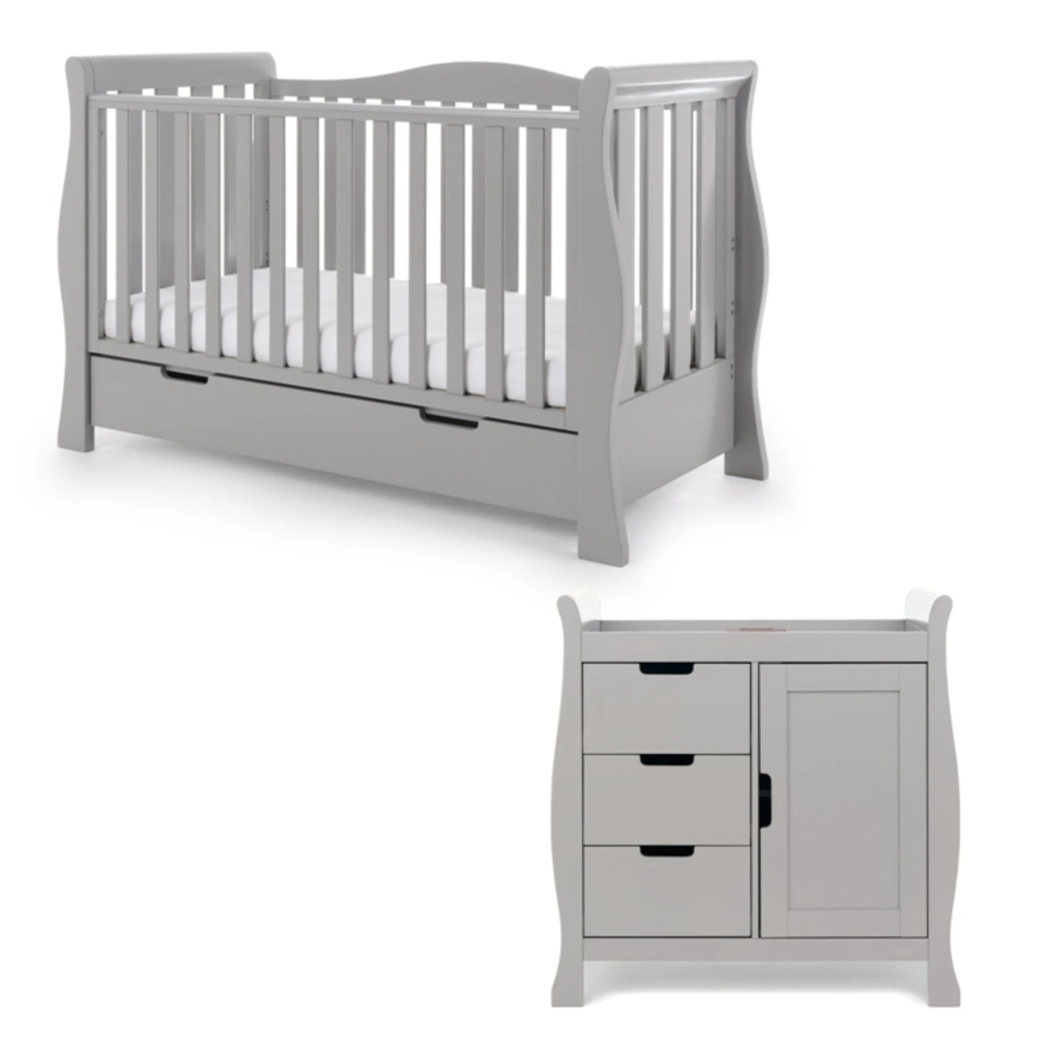 Obaby Stamford Luxe 2 Piece Room Set | Warm Grey 7 Obaby Stamford Luxe 2 Piece Room Set | Warm Grey - Image 5