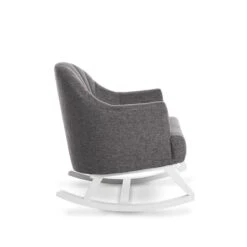 Obaby Round Back Rocking Chair – White/Grey -Beautiful Bambino 22OB2302 03