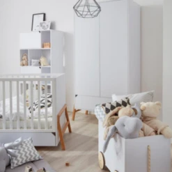 Lotta 3 Piece Nursery Furniture Room Set | White -Beautiful Bambino 27 6185bf39 efc3 469a 9880 51064dbd56f7