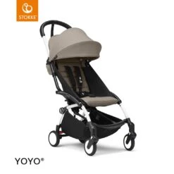 Stokke YOYO³ Stroller From Newborn To Toddler | Taupe -Beautiful Bambino 28317 source 1721903104