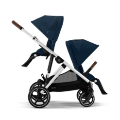 Cybex E-Gazelle S Double Pushchair - Ocean Blue | Silver -Beautiful Bambino 2 05597915 2a19 42c5 99dd 72ceef52e5a7 1