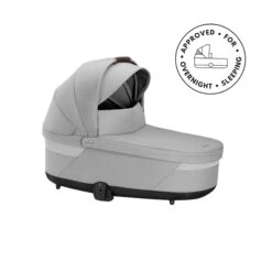 Cybex Cot S Lux - Silver - Lava Grey -Beautiful Bambino 2 c457d1d0 9dcd 4c7a a82b 10f1e216d4ce