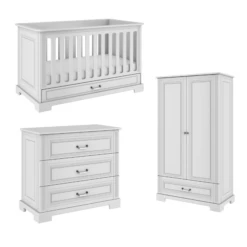Ines 3 Piece Furniture Set - Elegant White