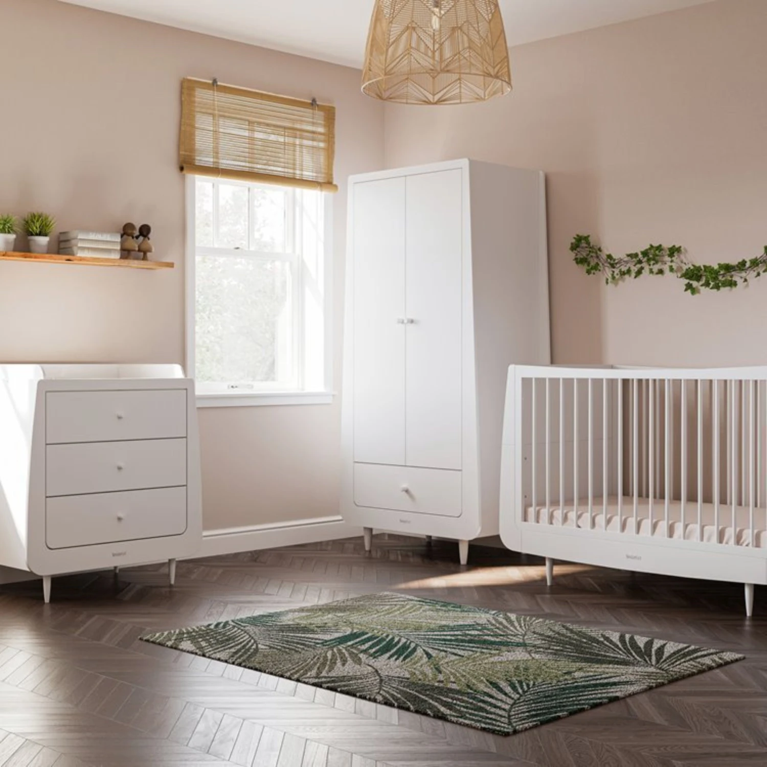 SnuzKot Skandi 3 Piece Nursery Furniture Set - White 5 SnuzKot Skandi 3 Piece Nursery Furniture Set - White - Image 3