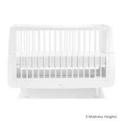 SnuzKot Skandi 3 Piece Nursery Furniture Set - White 13 SnuzKot Skandi 3 Piece Nursery Furniture Set - White -Beautiful Bambino 3383 main