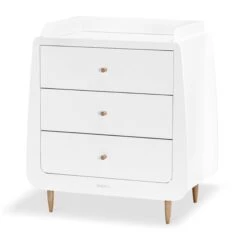 SnuzKot Skandi 3 Piece Nursery Furniture Set - Natural -Beautiful Bambino 3398 main