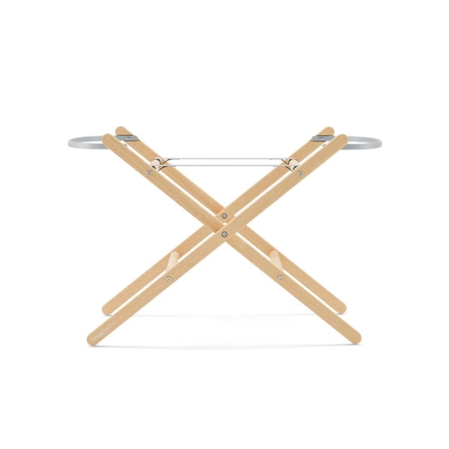 SnuzBaskit Light Grey Moses Basket & Natural Stand 7 SnuzBaskit Light Grey Moses Basket & Natural Stand - Image 5