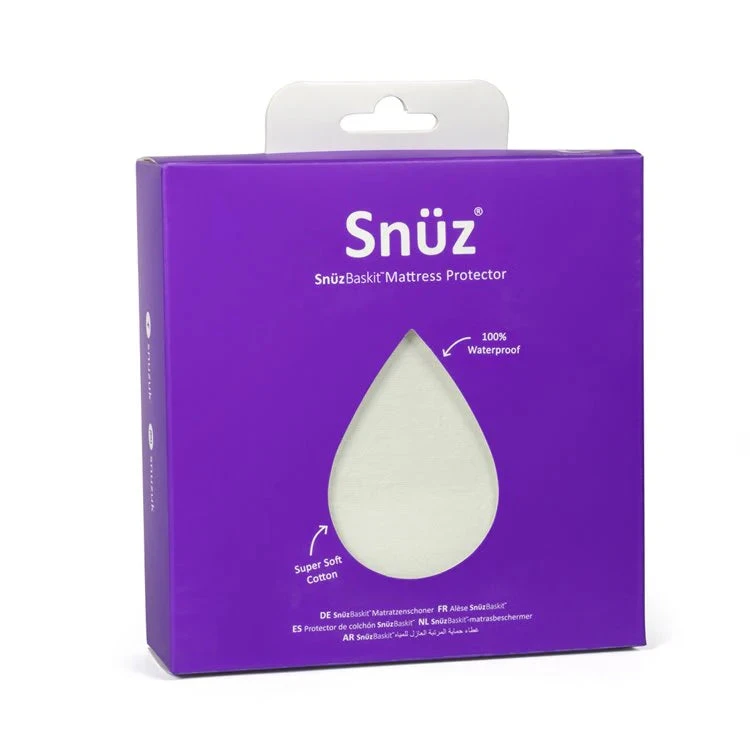 SnuzBaskit Waterproof Mattress Protector | White 3 SnuzBaskit Waterproof Mattress Protector | White