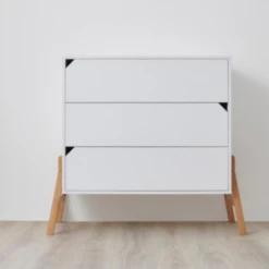 Lotta 3 Piece Nursery Furniture Room Set | White -Beautiful Bambino 39