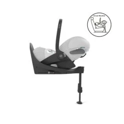 Cybex Cloud T I-Size Car Seat Plus - Platinum White -Beautiful Bambino 4 15157fc8 dbad 475b a3ce df26f4043fac