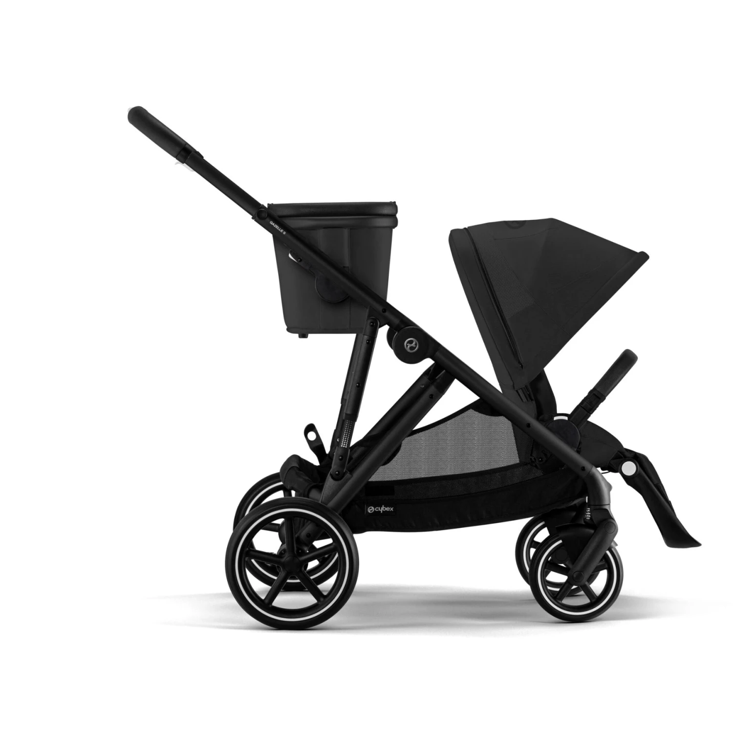 Cybex Gazelle S Twin Pushchair (2023) - Moon Black | Black 14 Cybex Gazelle S Twin Pushchair (2023) - Moon Black | Black - Image 12