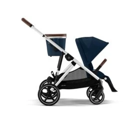 Cybex Gazelle S Twin Pushchair (2023) - Ocean Blue - Silver -Beautiful Bambino 4 8e52af65 0dbc 40ab 8601 54370a6911ee