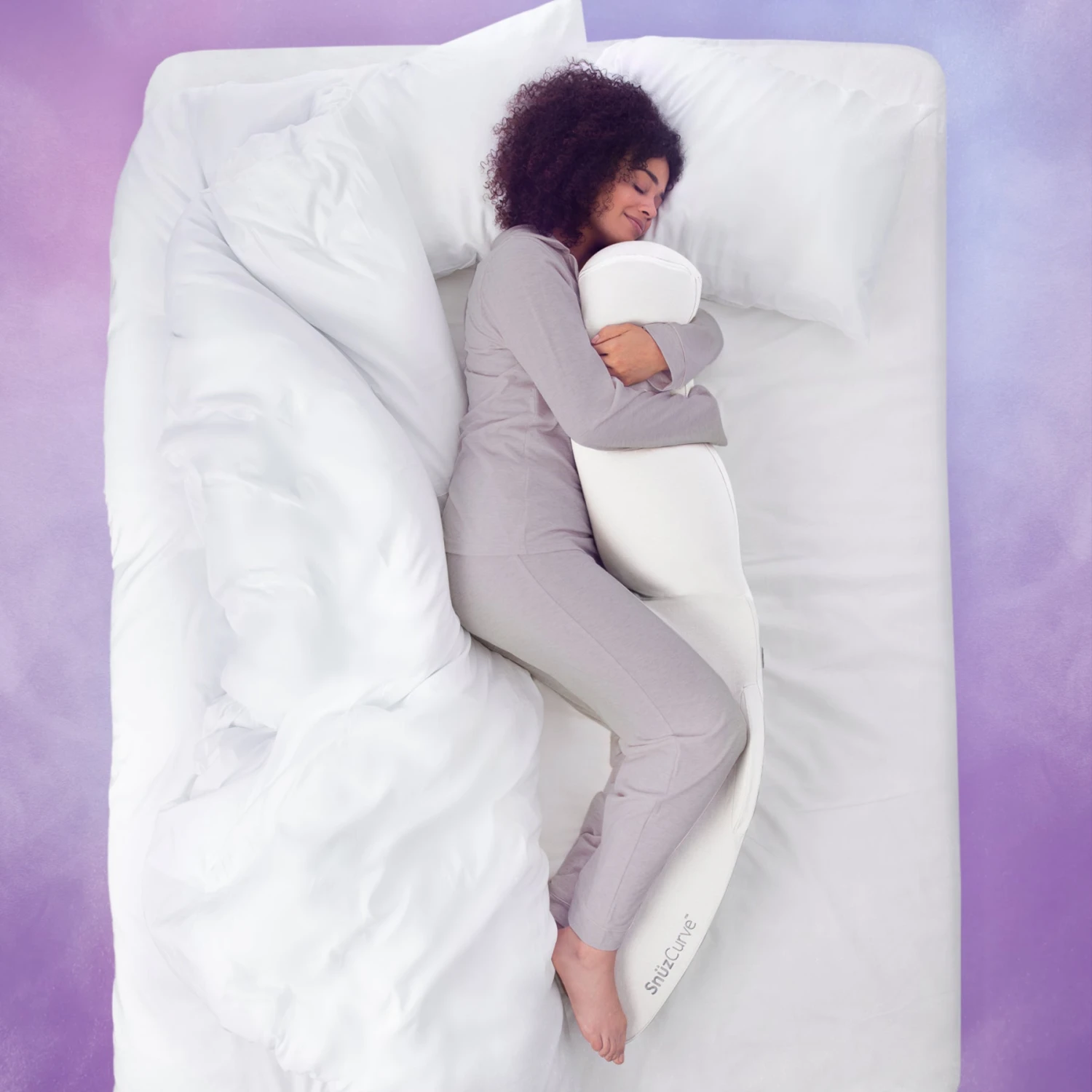 SnuzCurve Pregnancy Pillow - White 9 SnuzCurve Pregnancy Pillow - White - Image 7