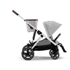 Cybex Gazelle S Double Pushchair (2023) - Lava Grey - Silver -Beautiful Bambino 4 a990e439 7a30 4cf8 b5ce 3aea30fcf65d