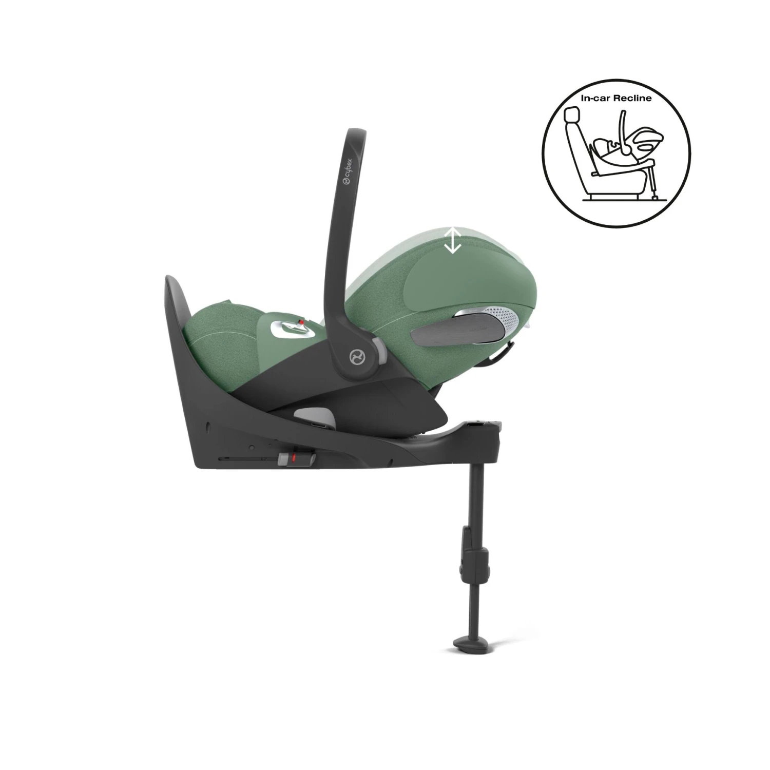 Cybex Cloud T I-Size Car Seat Plus - Leaf Green 6 Cybex Cloud T I-Size Car Seat Plus - Leaf Green - Image 4