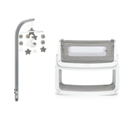Snuzpod4 Bedside Crib & Baby Mobile - Dusk