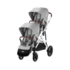 Cybex E-Gazelle S Double Pushchair- Stone Grey | Lava Grey -Beautiful Bambino 5 00aa497e f0bb 4798 8754 290d5c79c8b7 2