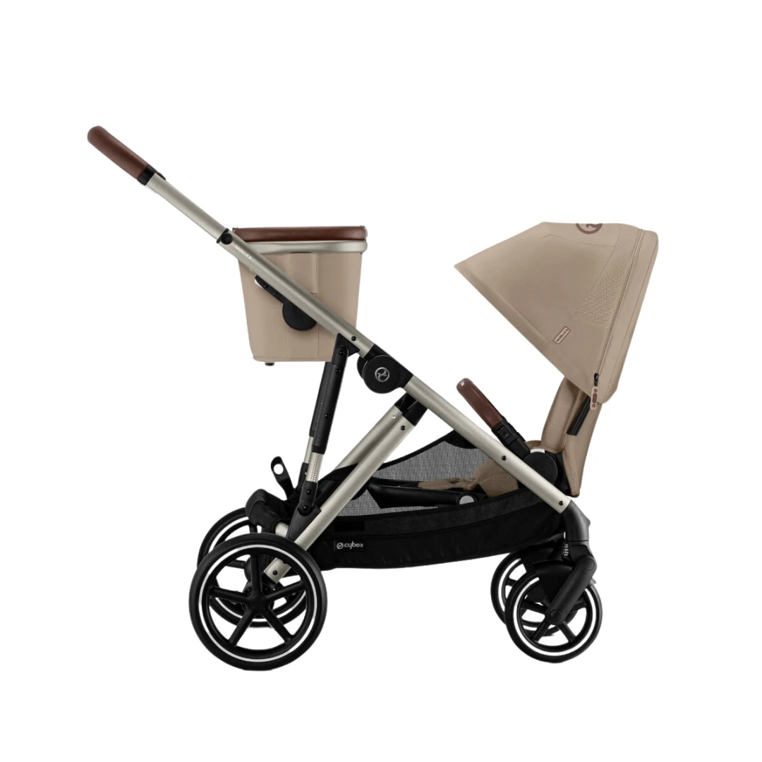 Cybex Gazelle S Twin Pushchair(2023) - Almond Beige | Taupe 13 Cybex Gazelle S Twin Pushchair(2023) - Almond Beige | Taupe - Image 11