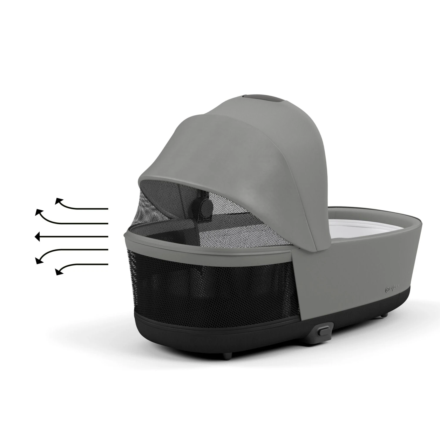 Cybex Priam Lux Carrycot - Mirage Grey (2023) 6 Cybex Priam Lux Carrycot - Mirage Grey (2023) - Image 4