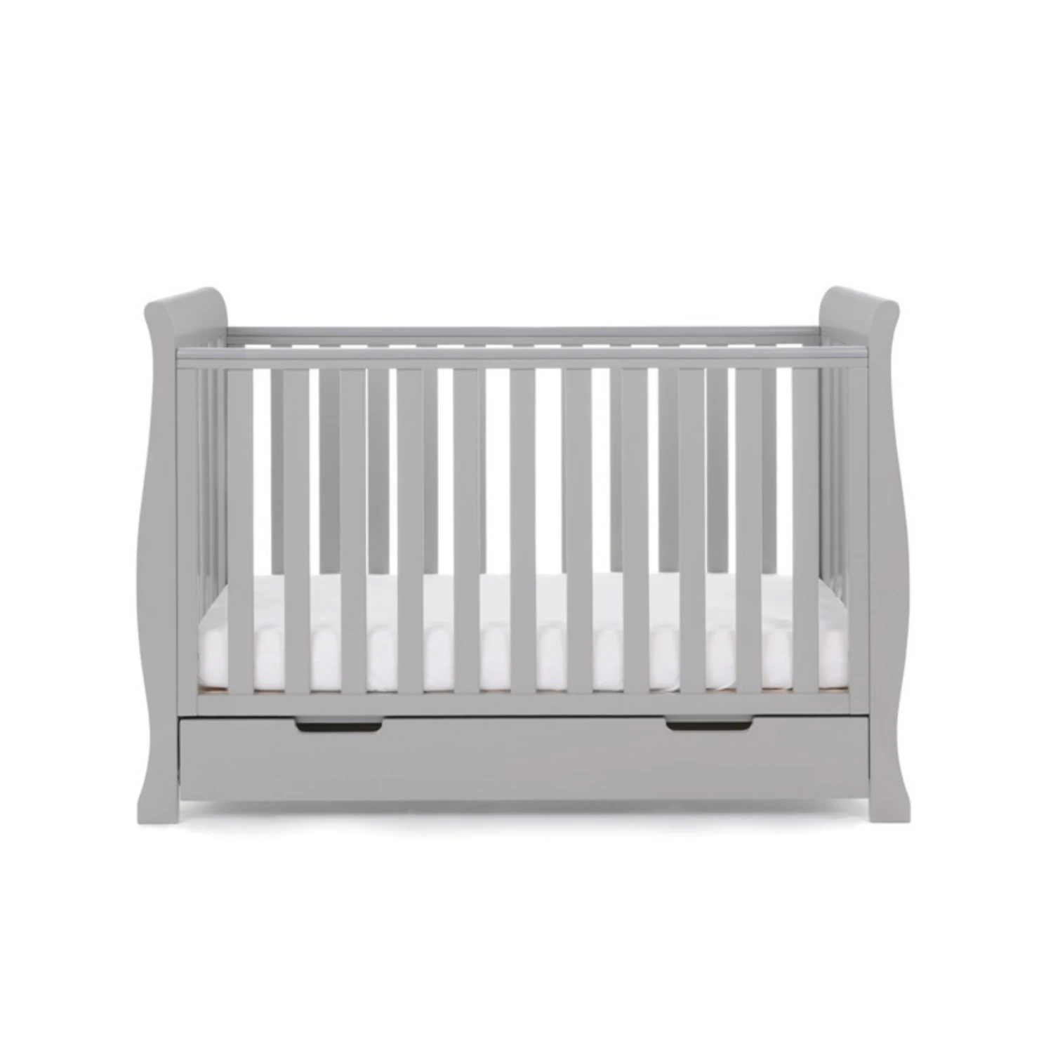 Obaby Stamford Mini Cot Bed - Warm Grey 5 Obaby Stamford Mini Cot Bed - Warm Grey - Image 3