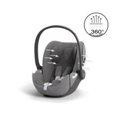 Cybex Cloud T I-Size Car Seat Plus - Mirage Grey -Beautiful Bambino 6 9ef1792b 62b1 4b1e 987f f19a7e6833d4