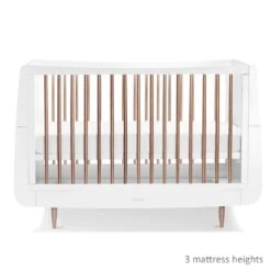Snuzkot Metallic Cot Bed - Rose Gold -Beautiful Bambino 7.Skandi RoseMetallic CotBed FrontHalf Copy 1800x1800 cc856201 b25f 4925 bef1 40082a5d361b