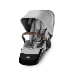 Cybex Gazelle S Double Pushchair (2023) - Lava Grey - Silver -Beautiful Bambino 7 177ade86 fc07 4a7f 98e7 a19a566938fb