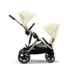 Cybex Gazelle S Double Pushchair (2023) - Seashell Beige - Taupe -Beautiful Bambino 7 2feb3be0 8f5c 4d8a 90c6 df281fb56844
