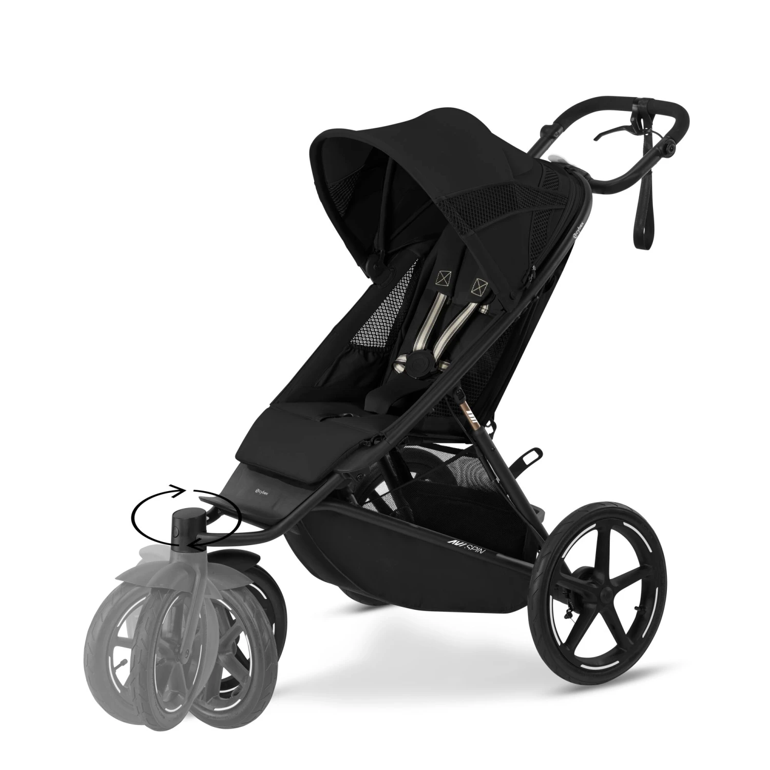 Cybex Avi Spin Stroller | Moon Black 9 Cybex Avi Spin Stroller | Moon Black - Image 7