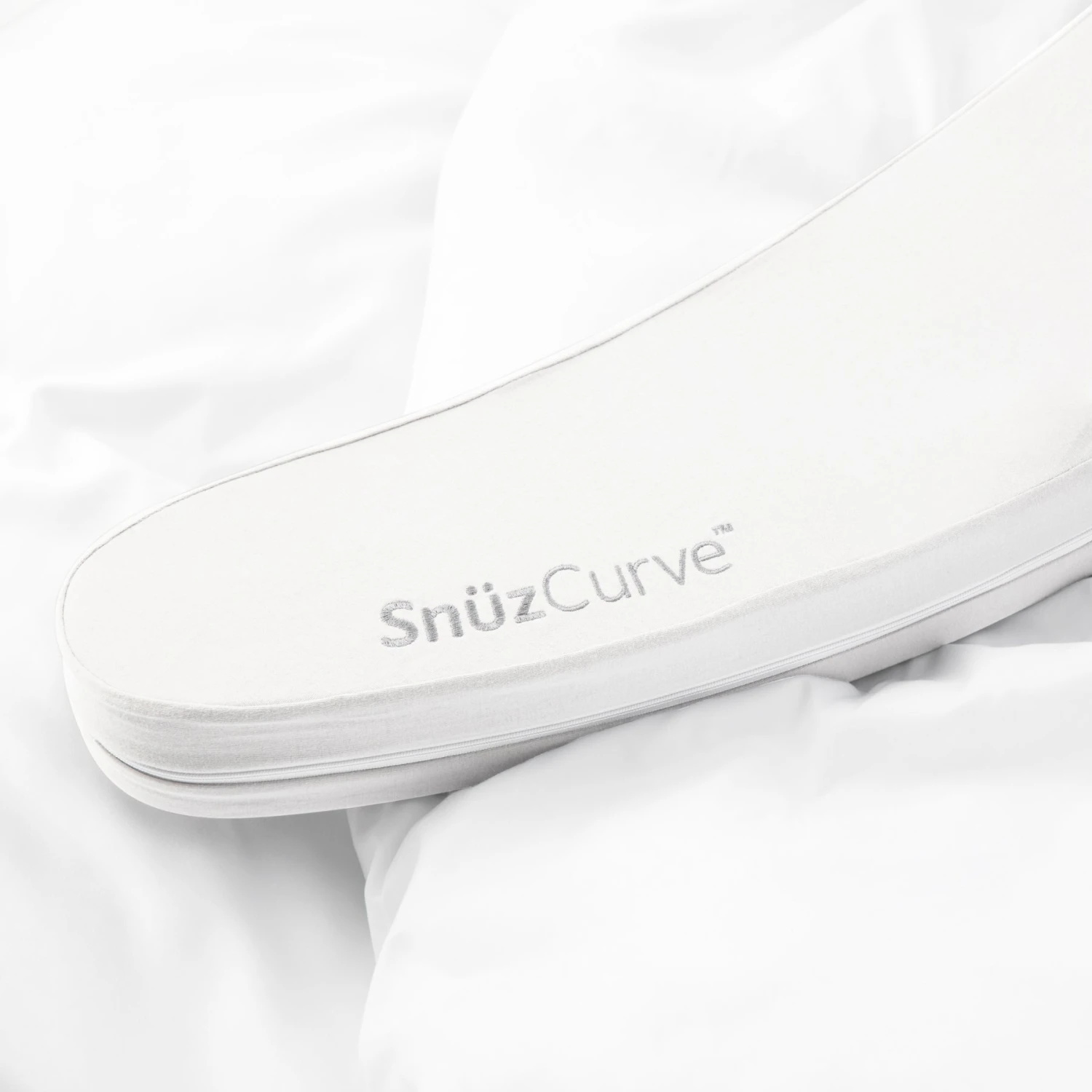 SnuzCurve Pregnancy Pillow - White 6 SnuzCurve Pregnancy Pillow - White - Image 4