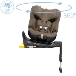 Maxi-Cosi Emerald 360 Pro Car Seat Birth - 12 Years Old | Authentic Truffle -Beautiful Bambino 8621251110 303050