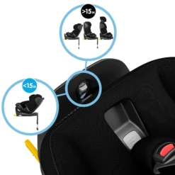 Maxi-Cosi Emerald 360 Pro Car Seat Birth - 12 Years Old | Authentic Black -Beautiful Bambino 8621671110 303117