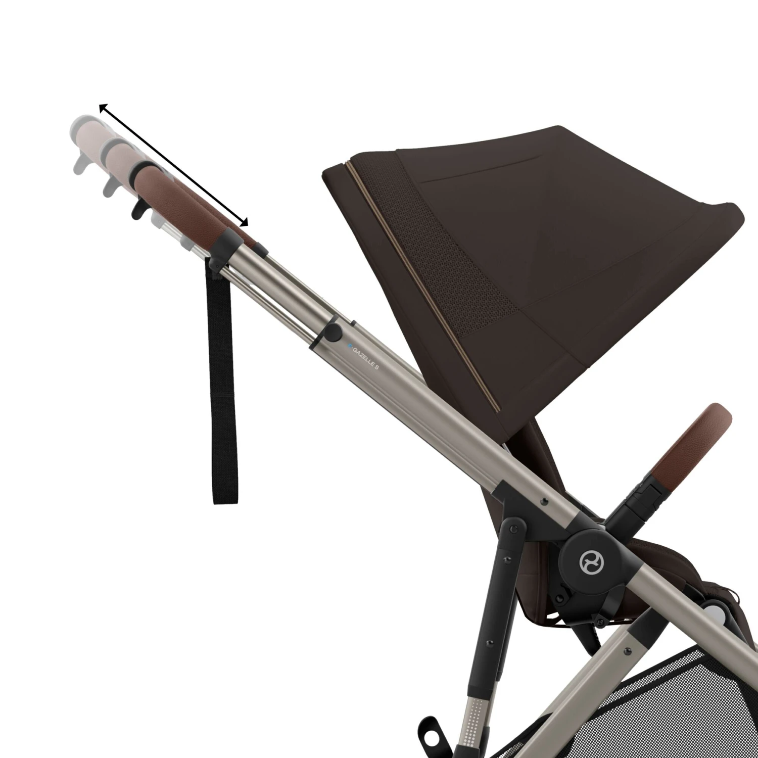 Cybex E-Gazelle S Pushchair | Chocolate Brown 10 Cybex E-Gazelle S Pushchair | Chocolate Brown - Image 8