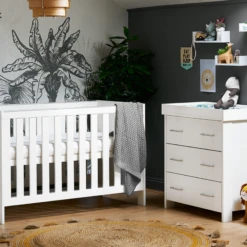 Obaby Nika 2 Piece Room Set - White Wash