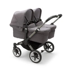 Bugaboo Donkey 5 Twin Pushchair - Graphite/Grey Melange